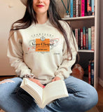 Veuve Champagne Sweatshirt, Veuve Clicquot Rosé Tennis Club Sweatshirt, Cozy Oversize Sweatshirt