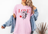 Cupid LOVE Valentine's Day Shirt, Love Heart Cupid T-Shirt, Valentine's Day LOVE Comfort Colors Tee