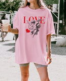 Cupid LOVE Valentine's Day Shirt, Love Heart Cupid T-Shirt, Valentine's Day LOVE Comfort Colors Tee