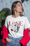 Cupid LOVE Valentine's Day Shirt, Love Heart Cupid T-Shirt, Valentine's Day LOVE Comfort Colors Tee