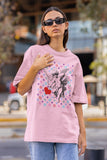 Cupid Valentine's Day Comfort Colors® Tee, Cupid Monogram Pattern T-Shirt