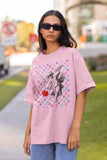 Cupid Valentine's Day Comfort Colors® Tee, Cupid Monogram Pattern T-Shirt