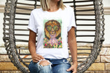 Fancy Lion Shirt, Cute Shirts for Women, Animal Lover Graphic Tees, Wild Lion Shirt