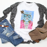 Designer Fashion Tiger Shirt, Luxury Fashion Gucci White Tiger Shirt, Designer Inspired Shirt