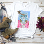 Designer Fashion Tiger Shirt, Luxury Fashion Gucci White Tiger Shirt, Designer Inspired Shirt