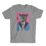 Designer CEO Black Cat Shirt, Fashion Black Panther T-Shirt, Fancy Black Panther Cat Tee