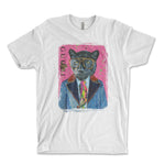 Designer CEO Black Cat Shirt, Fashion Black Panther T-Shirt, Fancy Black Panther Cat Tee
