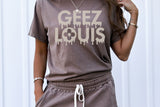 Geez Louis Drippy Shirt, Comfort Colors Garment Dyed Fashion Shirt 100% Cotton, Funny Mom Shirt, Lifestyle Shirt, Funny Parody Shirt