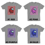 Impostor Among Us Shirt - GREY, Imposter Shirt, Tik Tok Shirt, Video Game Shirt, Crewmate Tee