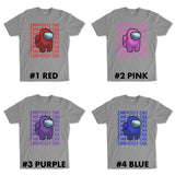 Impostor Among Us Shirt - GREY, Imposter Shirt, Tik Tok Shirt, Video Game Shirt, Crewmate Tee