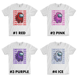 Impostor Among Us Shirt - WHITE, Imposter Shirt, Tik Tok Shirt, Video Game Shirt, Crewmate Tee