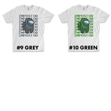 Impostor Among Us Shirt - WHITE, Imposter Shirt, Tik Tok Shirt, Video Game Shirt, Crewmate Tee