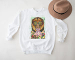 Boujee Fashion Animals Sweatshirt, Designer High Fashion Animals, Oversize Crewneck Sweatshirt