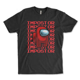 Impostor Among Us Shirt - BLACK, Imposter Shirt, Tik Tok Shirt, Video Game Shirt, Crewmate Tee