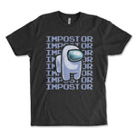 Impostor Among Us Shirt - BLACK, Imposter Shirt, Tik Tok Shirt, Video Game Shirt, Crewmate Tee
