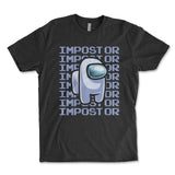 Impostor Among Us Shirt - BLACK, Imposter Shirt, Tik Tok Shirt, Video Game Shirt, Crewmate Tee