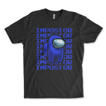 Impostor Among Us Shirt - BLACK, Imposter Shirt, Tik Tok Shirt, Video Game Shirt, Crewmate Tee