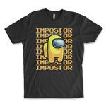 Impostor Among Us Shirt - BLACK, Imposter Shirt, Tik Tok Shirt, Video Game Shirt, Crewmate Tee