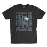 Impostor Among Us Shirt - BLACK, Imposter Shirt, Tik Tok Shirt, Video Game Shirt, Crewmate Tee
