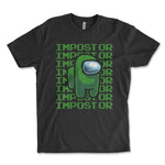 Impostor Among Us Shirt - BLACK, Imposter Shirt, Tik Tok Shirt, Video Game Shirt, Crewmate Tee