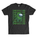 Impostor Among Us Shirt - BLACK, Imposter Shirt, Tik Tok Shirt, Video Game Shirt, Crewmate Tee
