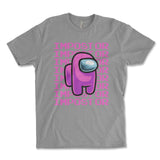Impostor Among Us Shirt - GREY, Imposter Shirt, Tik Tok Shirt, Video Game Shirt, Crewmate Tee