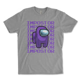 Impostor Among Us Shirt - GREY, Imposter Shirt, Tik Tok Shirt, Video Game Shirt, Crewmate Tee