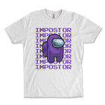 Impostor Among Us Shirt - WHITE, Imposter Shirt, Tik Tok Shirt, Video Game Shirt, Crewmate Tee