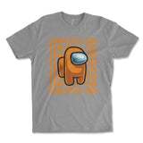 Impostor Among Us Shirt - GREY, Imposter Shirt, Tik Tok Shirt, Video Game Shirt, Crewmate Tee