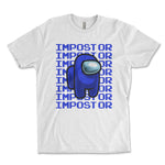 Impostor Among Us Shirt - WHITE, Imposter Shirt, Tik Tok Shirt, Video Game Shirt, Crewmate Tee