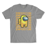 Impostor Among Us Shirt - GREY, Imposter Shirt, Tik Tok Shirt, Video Game Shirt, Crewmate Tee