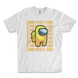 Impostor Among Us Shirt - WHITE, Imposter Shirt, Tik Tok Shirt, Video Game Shirt, Crewmate Tee