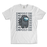 Impostor Among Us Shirt - WHITE, Imposter Shirt, Tik Tok Shirt, Video Game Shirt, Crewmate Tee