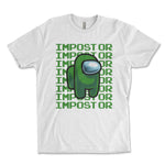 Impostor Among Us Shirt - WHITE, Imposter Shirt, Tik Tok Shirt, Video Game Shirt, Crewmate Tee