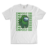 Impostor Among Us Shirt - WHITE, Imposter Shirt, Tik Tok Shirt, Video Game Shirt, Crewmate Tee