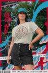 Smiley Face Shirt, Happy Face, Retro Iconic Monogram Pattern Smiley Face, Preppy Shirt