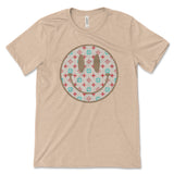 Smiley Face Shirt, Happy Face, Retro Iconic Monogram Pattern Smiley Face, Preppy Shirt