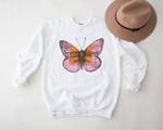 Champagne Veuve Butterfly Sweatshirt, Veuve Clicquot Rosé Oversized Sweatshirt