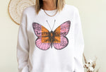 Champagne Veuve Butterfly Sweatshirt, Veuve Clicquot Rosé Oversized Sweatshirt