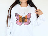 Champagne Veuve Butterfly Sweatshirt, Veuve Clicquot Rosé Oversized Sweatshirt