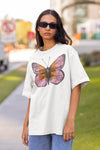 Champagne Veuve Butterfly Shirt, Veuve Rosé Champagne Butterfly, Orange Champagne Label Shirt, Boho Butterfly Tee