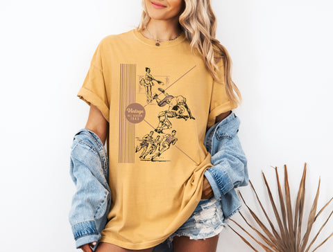 Retro Old School Vintage Graphic Tee, Vintage 70s 80s Sports Graphic, Back to School Shirt