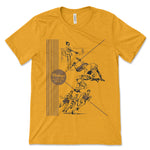 Retro Old School Vintage Graphic Tee, Vintage 70s 80s Sports Graphic, Back to School Shirt