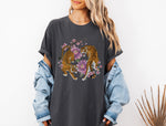 Tiger Shirt Comfort Colors®, Floral Yin Yang Tiger, Vintage Tiger Graphic Tee