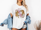 Tiger Shirt Comfort Colors®, Floral Yin Yang Tiger, Vintage Tiger Graphic Tee