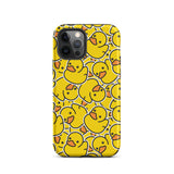 Yellow Duckies Tough Case for iPhone® 11, 12, 13, 14, 15