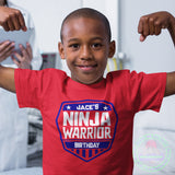 Ninja Warrior Birthday Shirt, American Ninja Warrior, Matching Family Birthday Shirts, Ninja Birthday Party