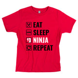 Eat Sleep Ninja Shirt, Ninja Warrior Shirt, Ninja in Training, Ameraican Ninja Warrior