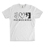 Peace Love Ninja Shirt, Ninja Warrior Shirt, Peace Shirt, Love Shirt